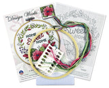 Home Sweet Home Counted Cross Stitch Hoop Kit