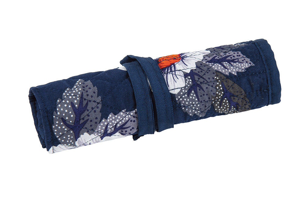 Elegant Blooms Crochet Rollup Case