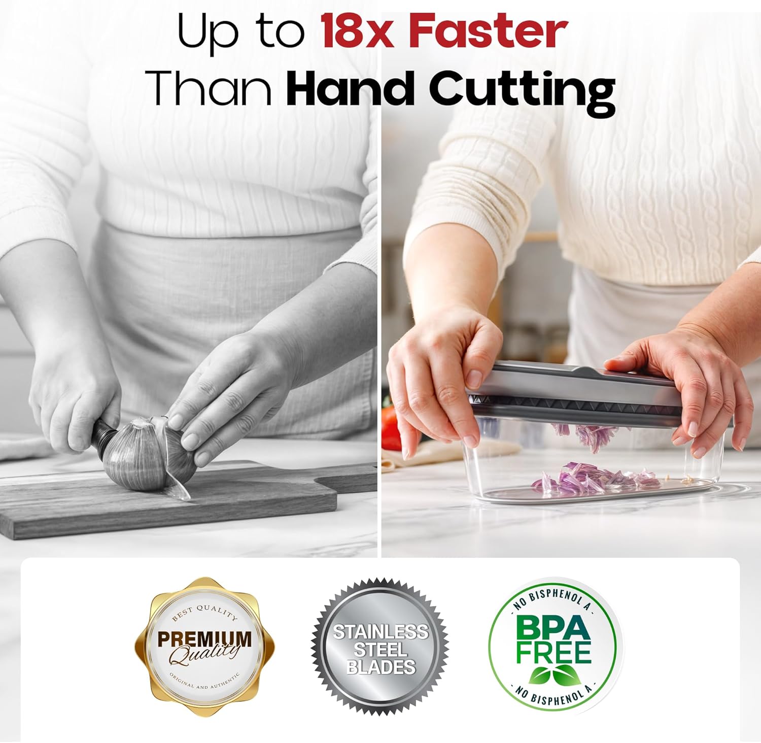 Chopzilla Food Chopper – Slice & Dice Fast | Mary Maxim Ltd