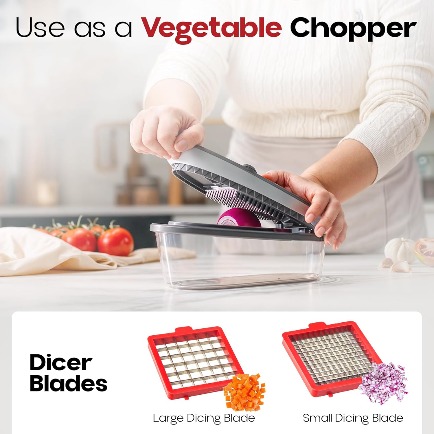 Chopzilla Food Chopper – Slice & Dice Fast | Mary Maxim Ltd