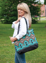 Southwest Jaquard Tote Bag