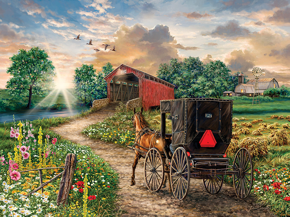 Evening on the Farm Jigsaw Puzzle