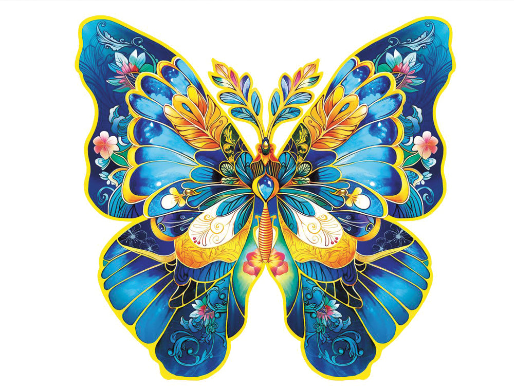 Morpho Helena Butterful Wooden Jigsaw Puzzle