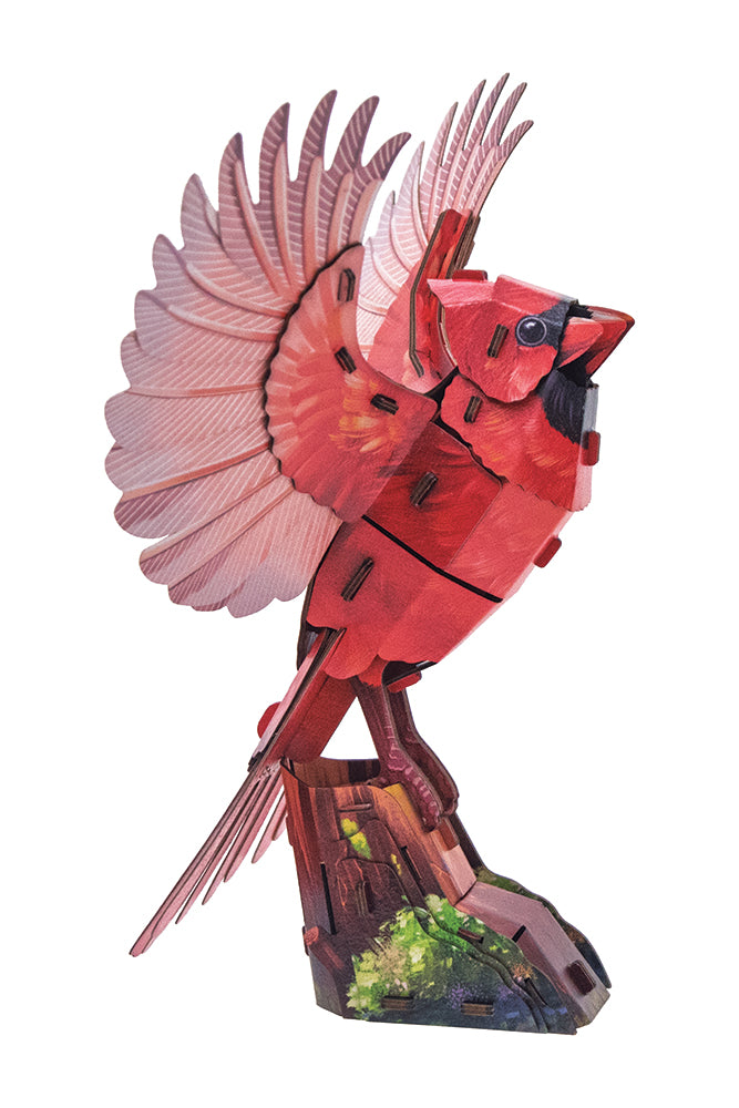 North American Cardinal 3D Bird Puzzle