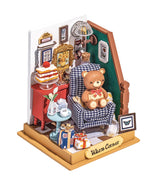 Holiday Living Room Christmas Wood Model Kit