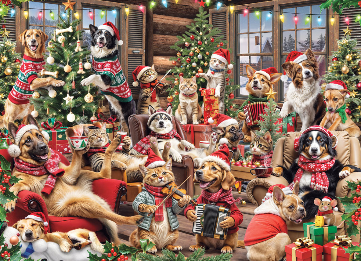 Tails of Christmas Jigsaw Puzzle