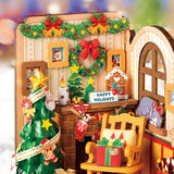 Christmas Fireplace Wood Model Kit