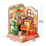 Christmas Fireplace Wood Model Kit