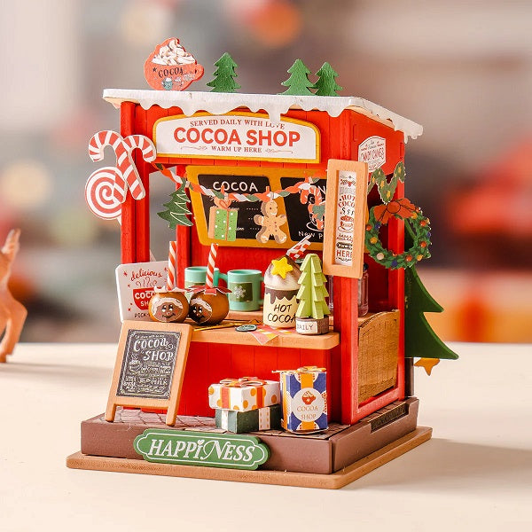 Cocoa Shop Wood Model Kit