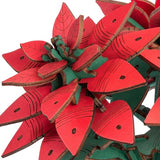 Poinsettia Wood Model Kit