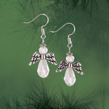 Crystal Angels Earring Set