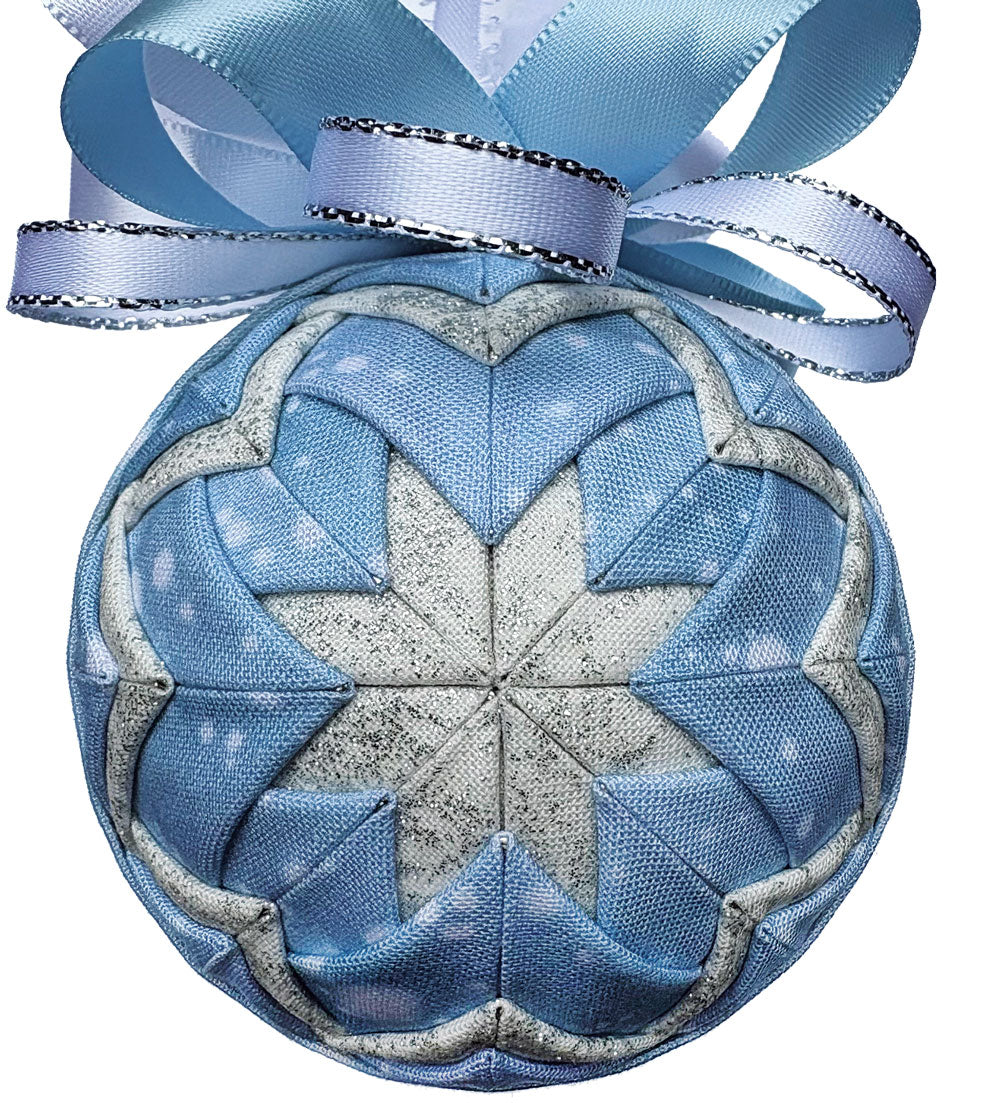 Frosty Night Quilted Ornament