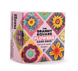 Granny Squares Flower Cards Deck