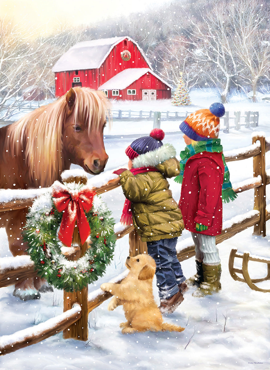Christmas Pony Jigsaw Puzzle