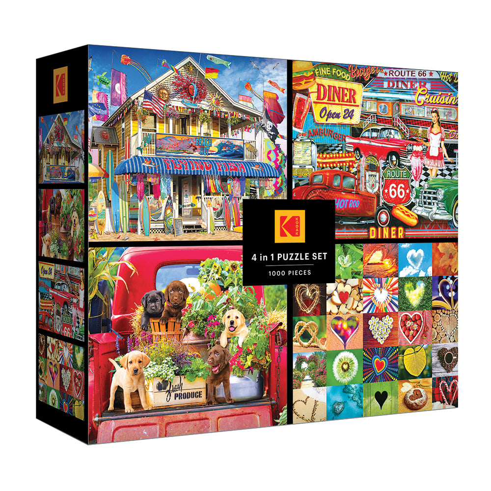 Kodak 4 in 1 Jigsaw Puzzle Collection