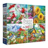 4 in 1 Songbirds Jigsaw Puzzle Collection