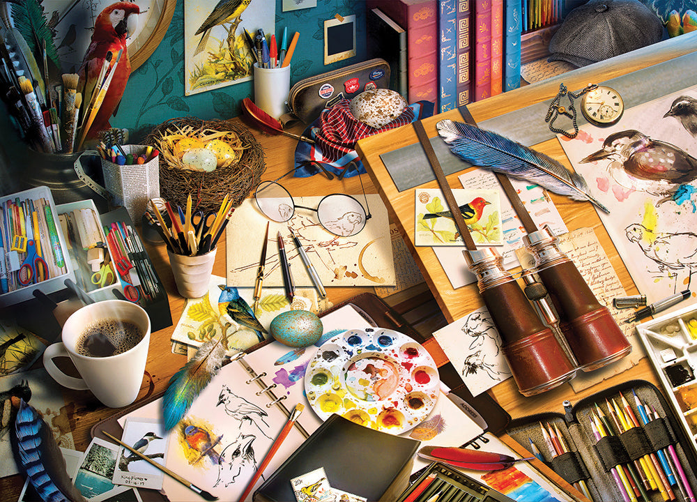 Puzzle créatif sur le thème des oiseaux