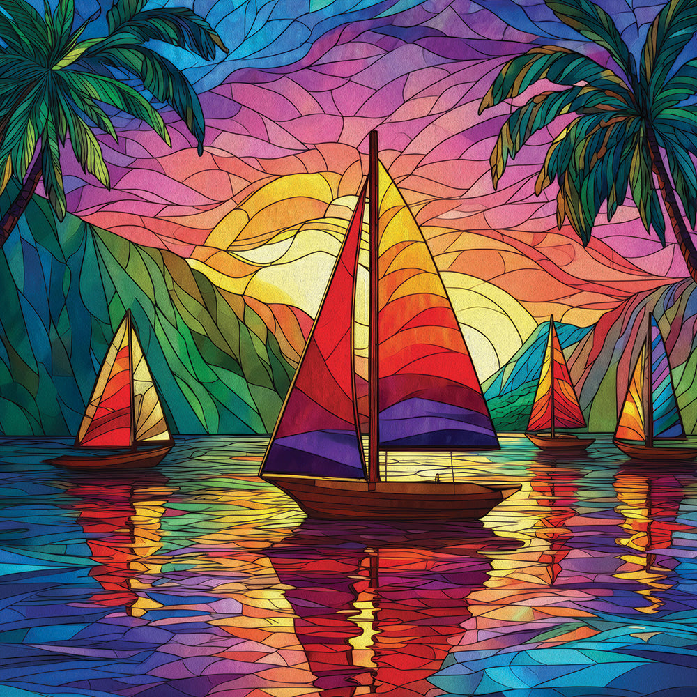 Tropical Sailing Jigsaw Puzzle