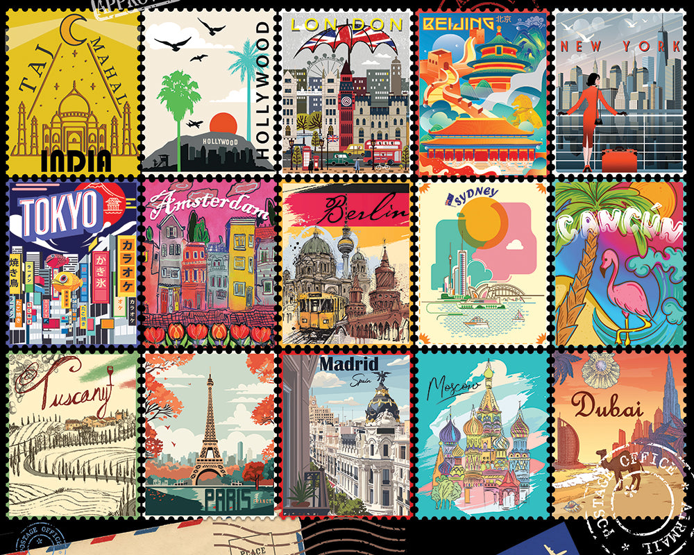 Stamps of the World Jigsaw Puzzle