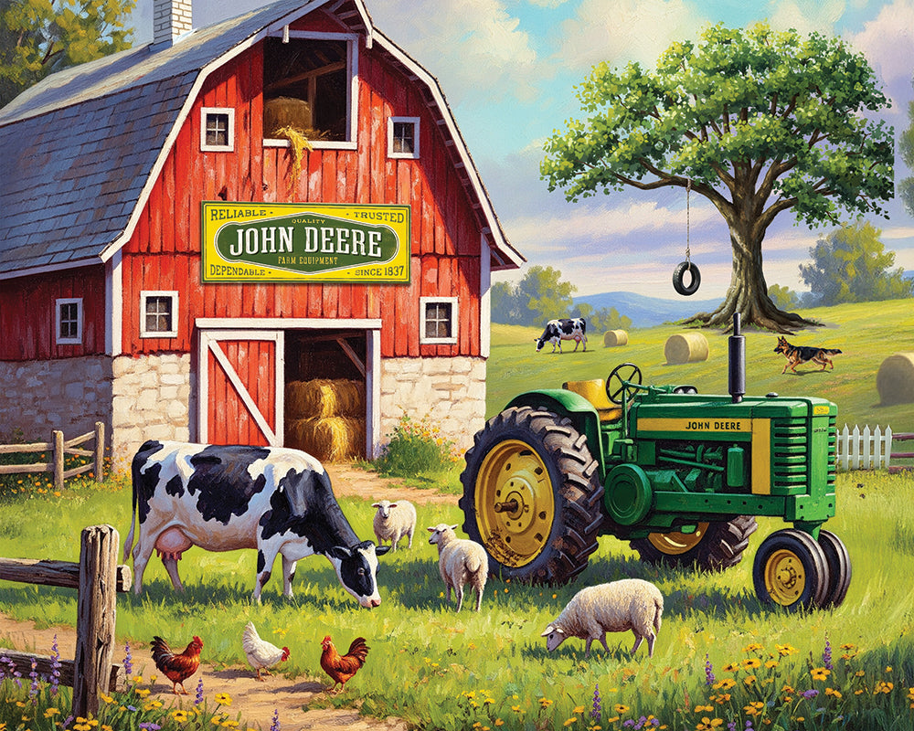 John Deere "Country Morning" Jigsaw Puzzle