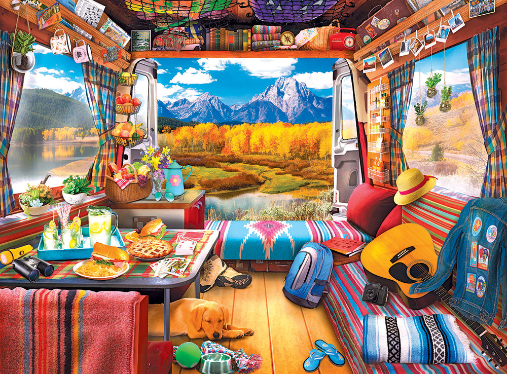 La vie en van, puzzle des Grand Tetons