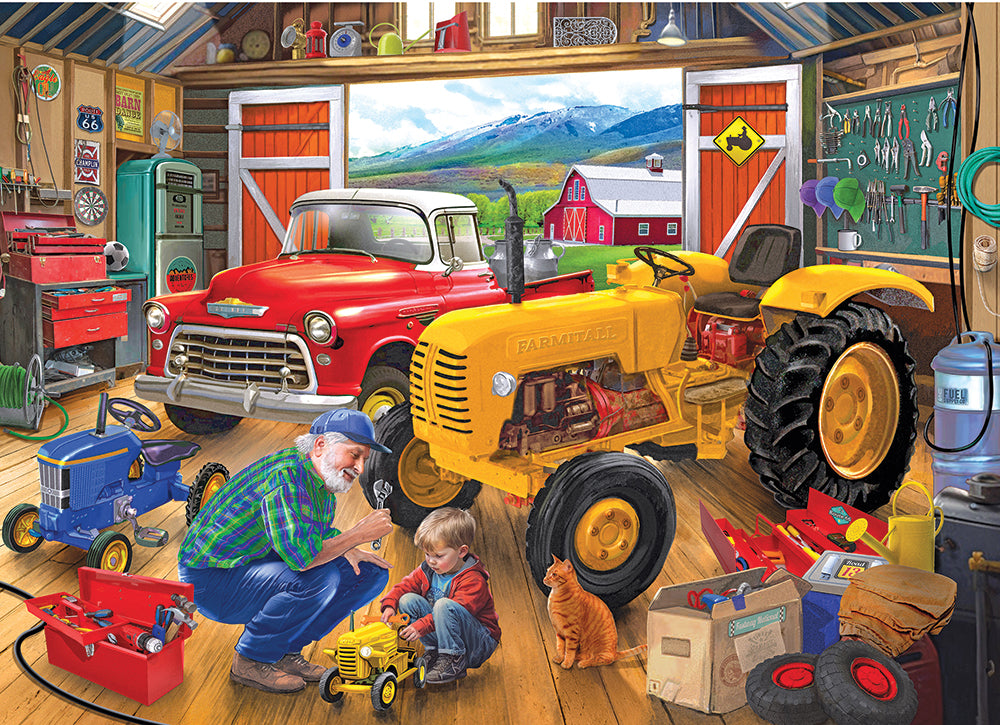 Grandpa's Garage Jigsaw Puzzle