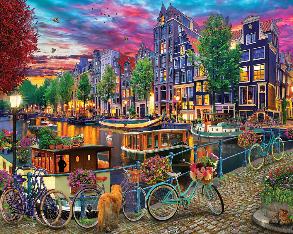 Amsterdam Canal Jigsaw Puzzle