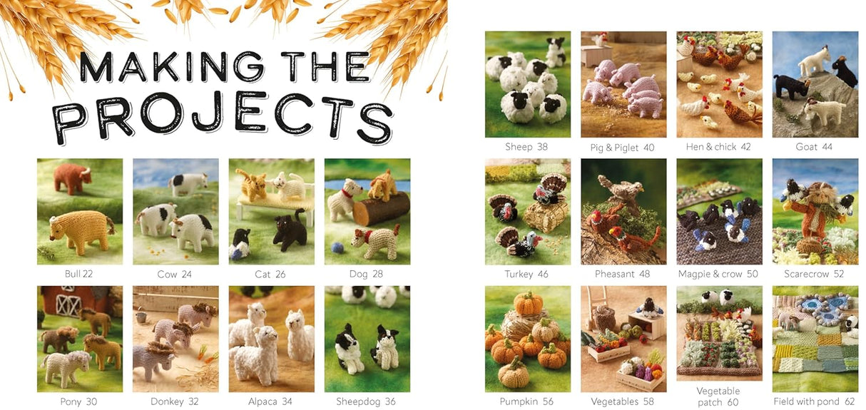 Knit A Mini Farmyard Book