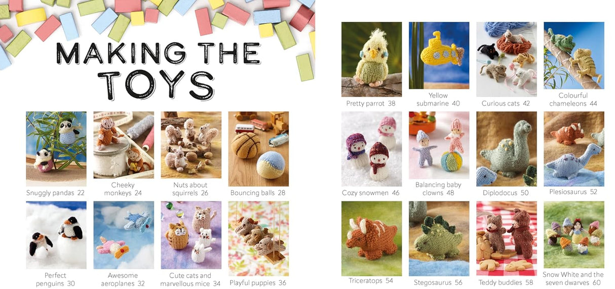 Knit Mini Toys Book