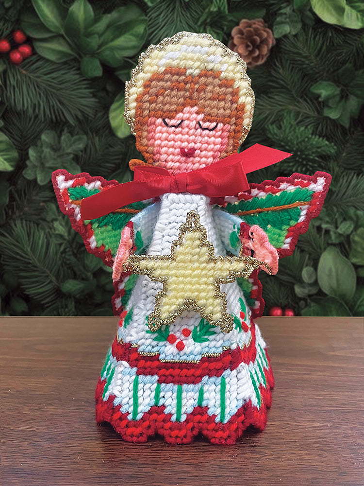 Angel Shelf Sitter Plastic Canvas Kit
