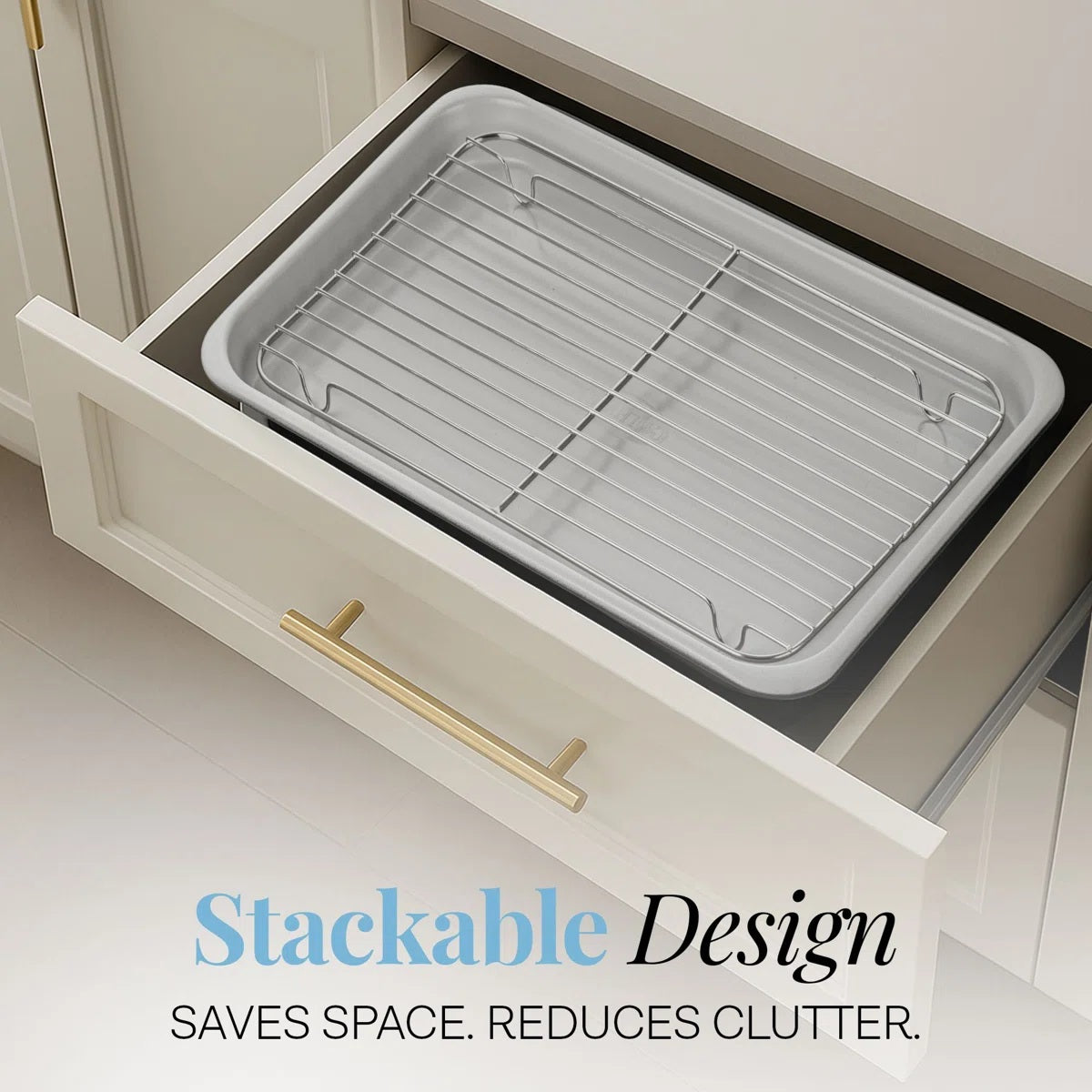 Gotham Steel Bakeware Stackable 6 pc Set