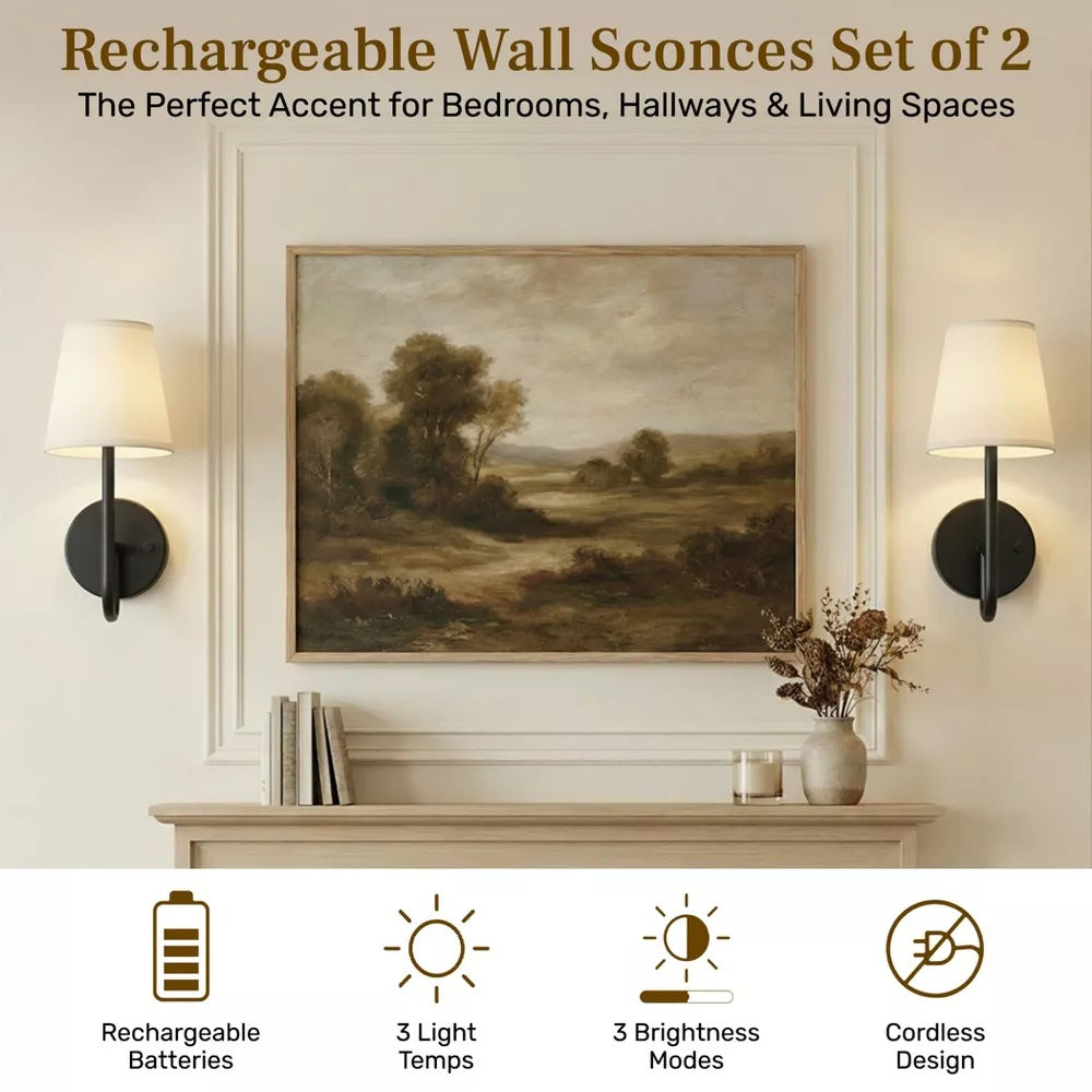 Bell+Howell Rechargeable Wall Sconces