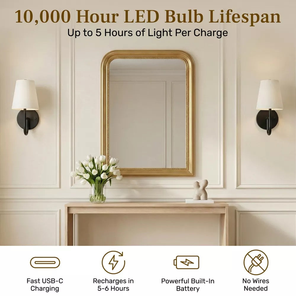 Bell+Howell Rechargeable Wall Sconces