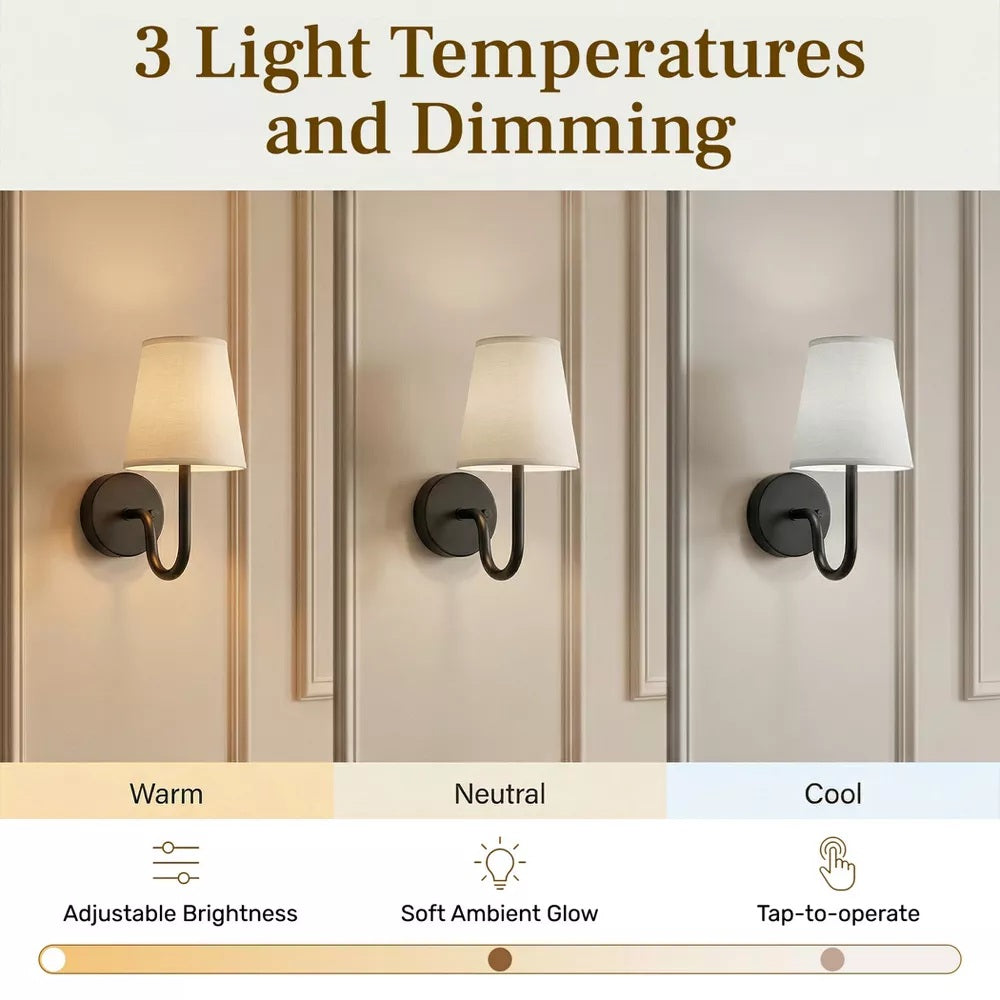 Bell+Howell Rechargeable Wall Sconces