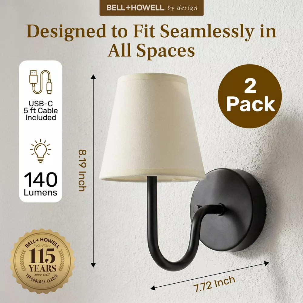 Bell+Howell Rechargeable Wall Sconces