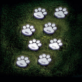 Solar Paw Print Pathway Lights