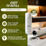 RoboMill Gravity Stainless Steel Salt & Pepper Grinder Set