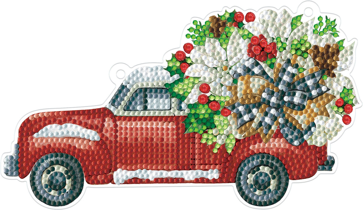 Christmas Truck Diamond Dotz Wall Hanging Kit