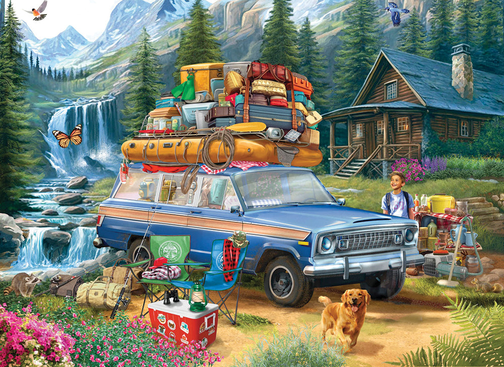 Loading the Wagoneer Jigsaw Puzzle