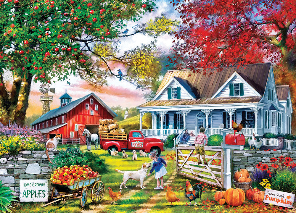 Apple Tree Farm Jigsaw Puzzle