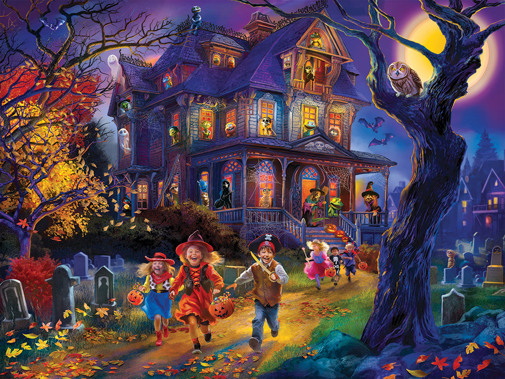 Creepy Corners Glow-in-the-Dark Jigsaw Puzzle
