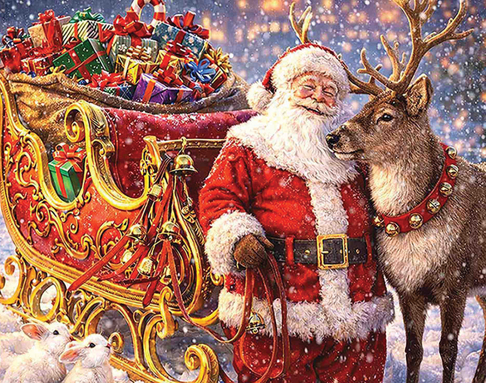 Santa's Send-Off Jigsaw Puzzle