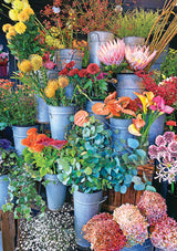 Camera To Canvas - Colourful Flowers Jigsaw Puzzle