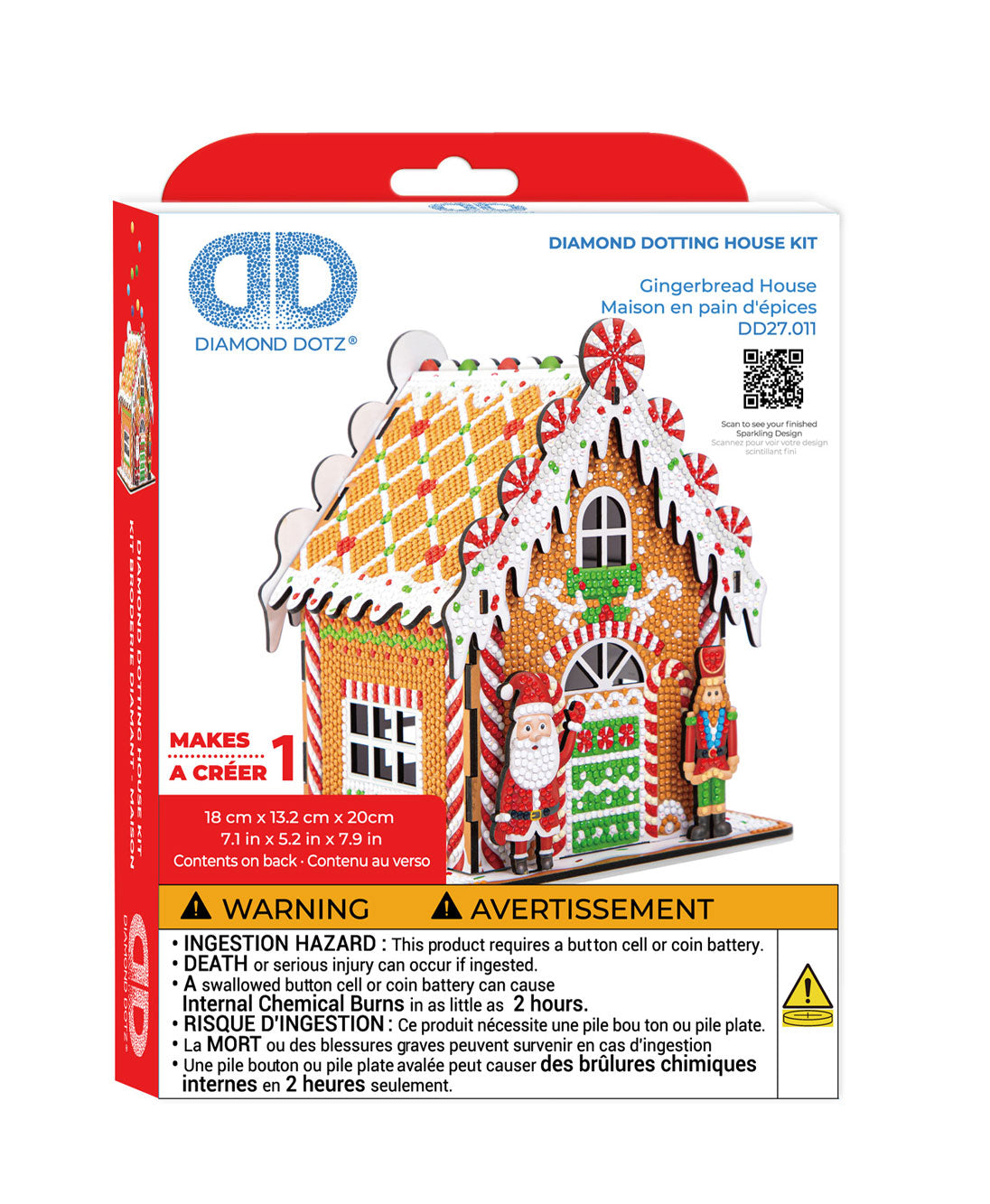 Gingerbread House Diamond Dotz Kit
