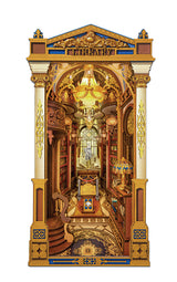 Library of Wonders Book Nook Wood Model Kit