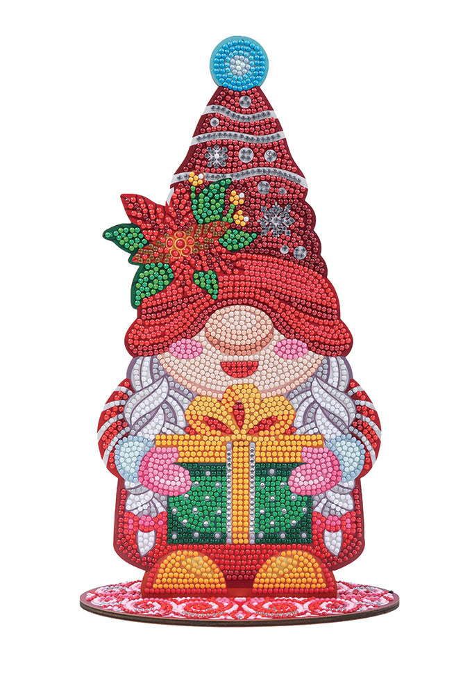 Mrs. Christmas Gnome Crystal Art Kit