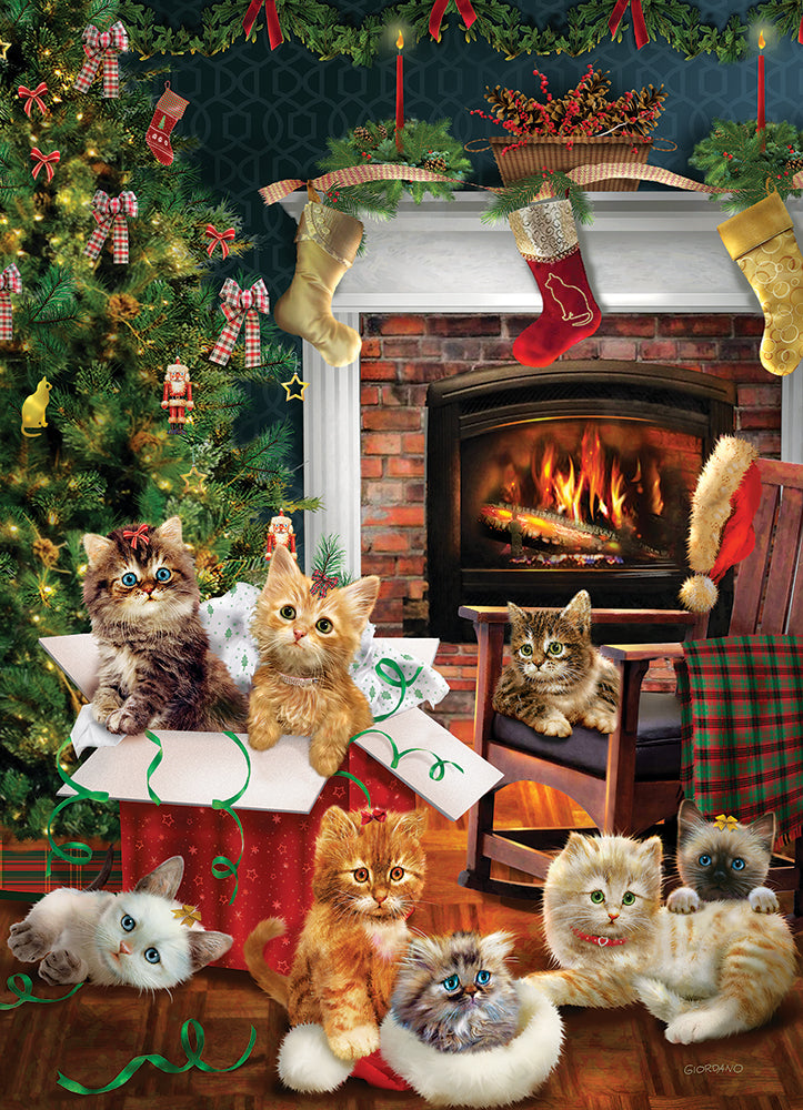 Christmas Kittens Jigsaw Puzzle
