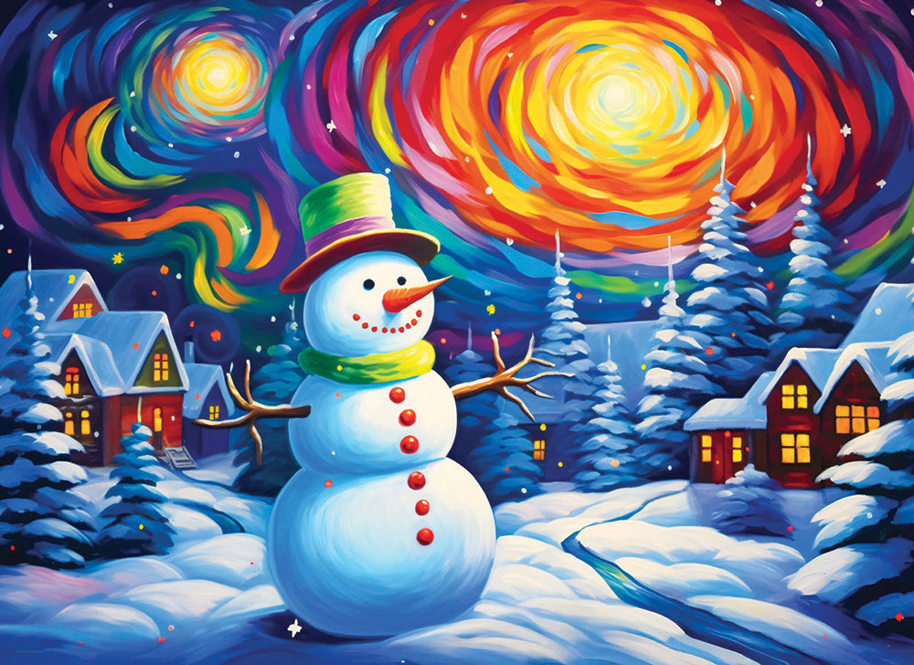 Colorful Frosty Jigsaw Puzzle