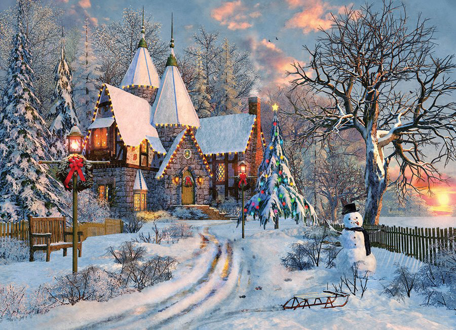 Christmas Cottage Jigsaw Puzzle