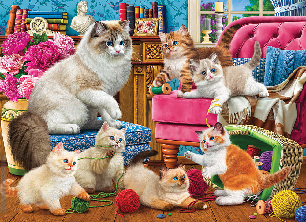 Messy Kittens Jigsaw Puzzle